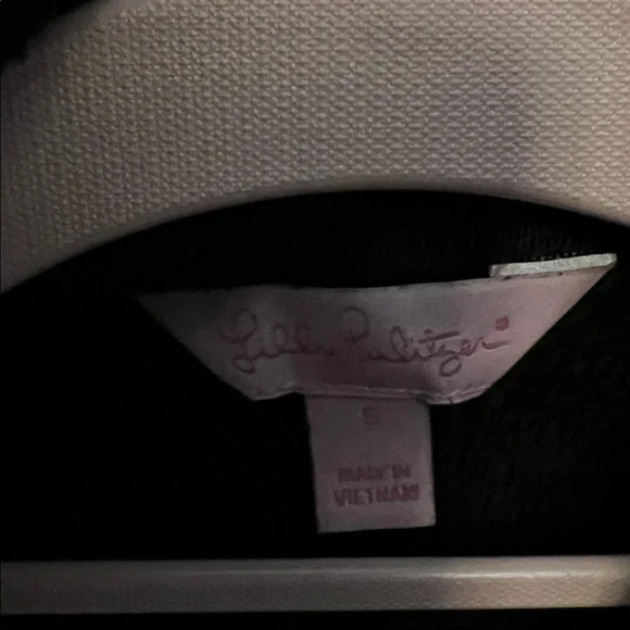 Lilly Pulitzer Black and Pink Jacket - Picture 2 of 2